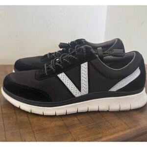 Vionic Kids Sneakers Size 5 Black Walking Shoes Lightweight Comfort Athletic